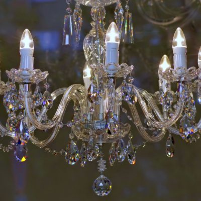 Classic crystal chandelier